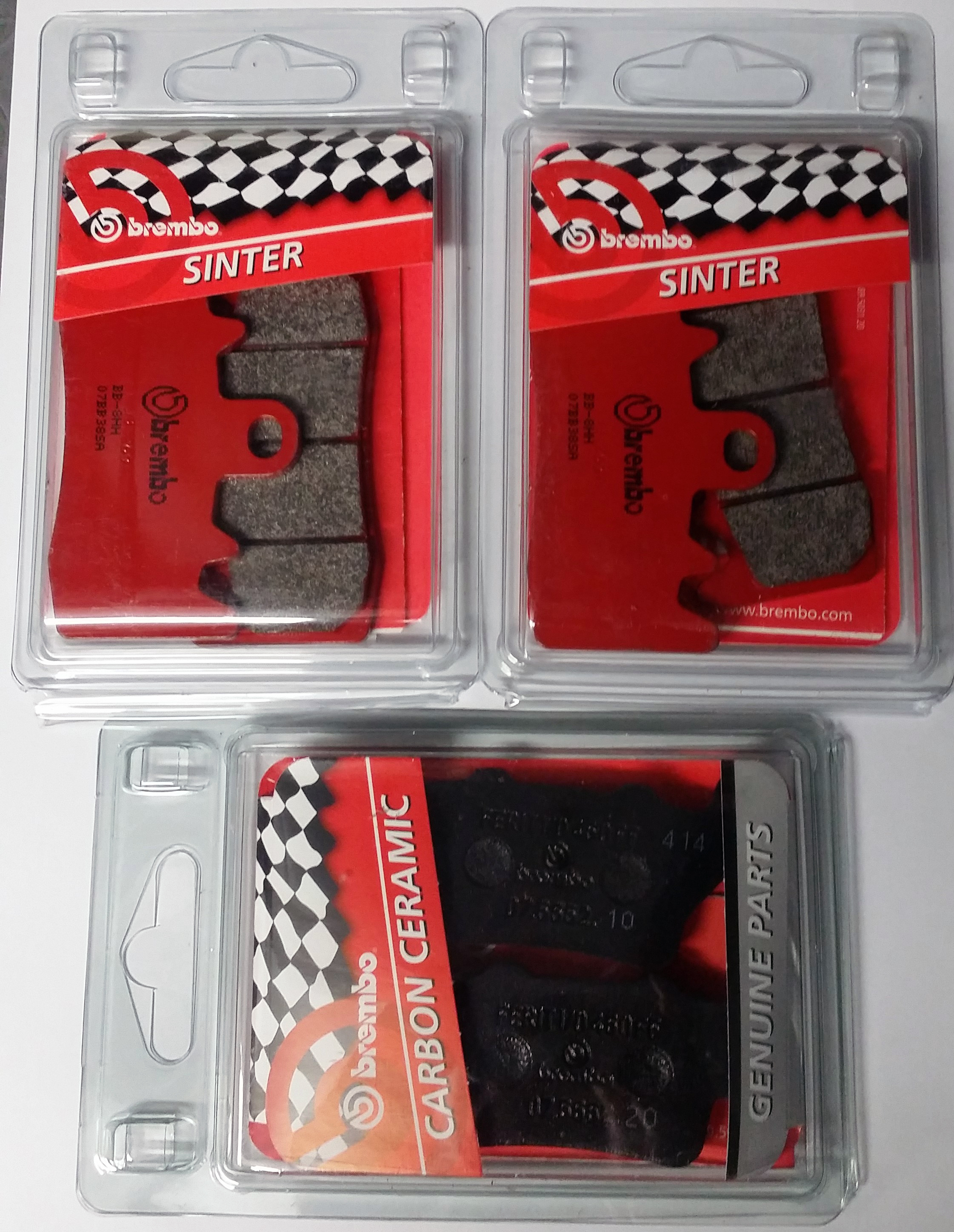 BMW F 800 R 2015 /> 2016 BREMBO FRONT REAR BRAKE PADS SET