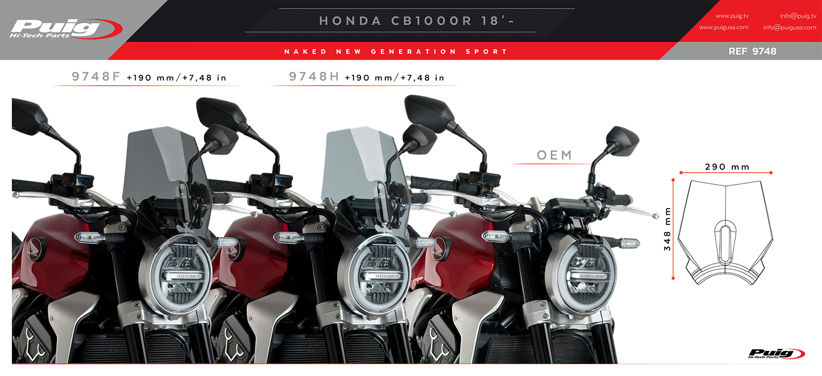 Honda Cb 1000 R Neo Sports Cafe 18 Puig Screen Clear Sport Naked Windscreen Bodywork Frame Windscreens Honda Cb 1000 R Neo Sports Cafe 18 Puig Screen Clear Sport Naked Windscreen Bodywork Frame Windscreens