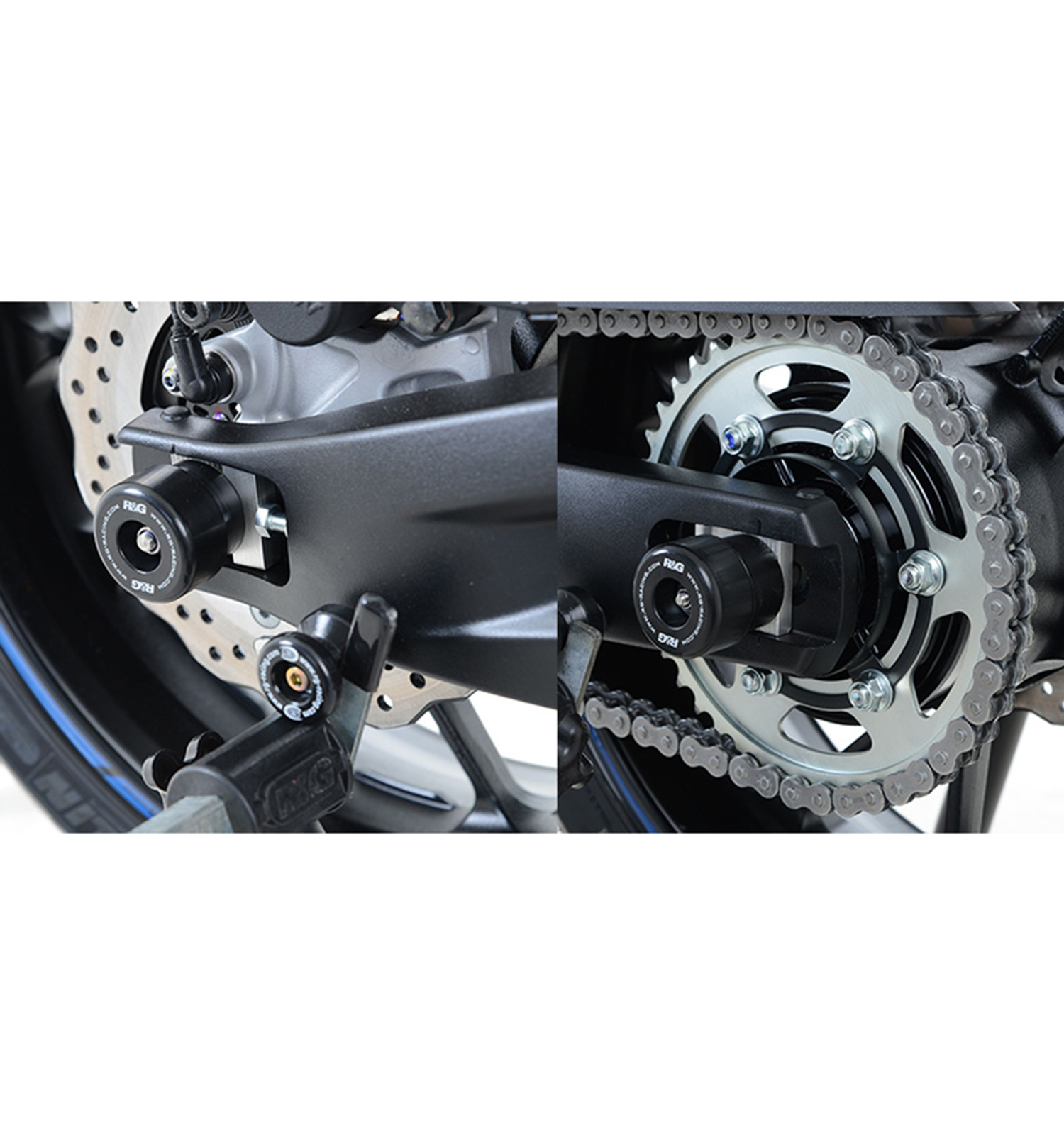 R/&G Racing Swingarm Protectors Yamaha Tracer 700